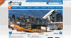 Desktop Screenshot of burduraydinelektronik.com